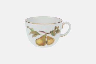 Royal Worcester Evesham - Gold Edge Breakfast Cup Gold on side of handle - rounded handle shape A 4" x 2 3/4"