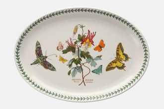 Sell Portmeirion Botanic Garden Oval Platter Aquilegia Gracilis-Slender Columbine 12 7/8"
