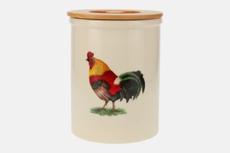 Sell Cloverleaf Farm Animals Storage Jar + Lid Pimpernel backstamp 5 1/2" x 7"
