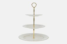 Royal Worcester Gold Chantilly 3 Tier Cake Stand thumb 1