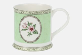 Queens Applebee Collection - Bone China Mug Poppy - pink 3" x 3 1/4"