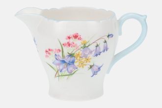 Sell Shelley Wild Flowers - Blue Edge Cream Jug 1/4pt