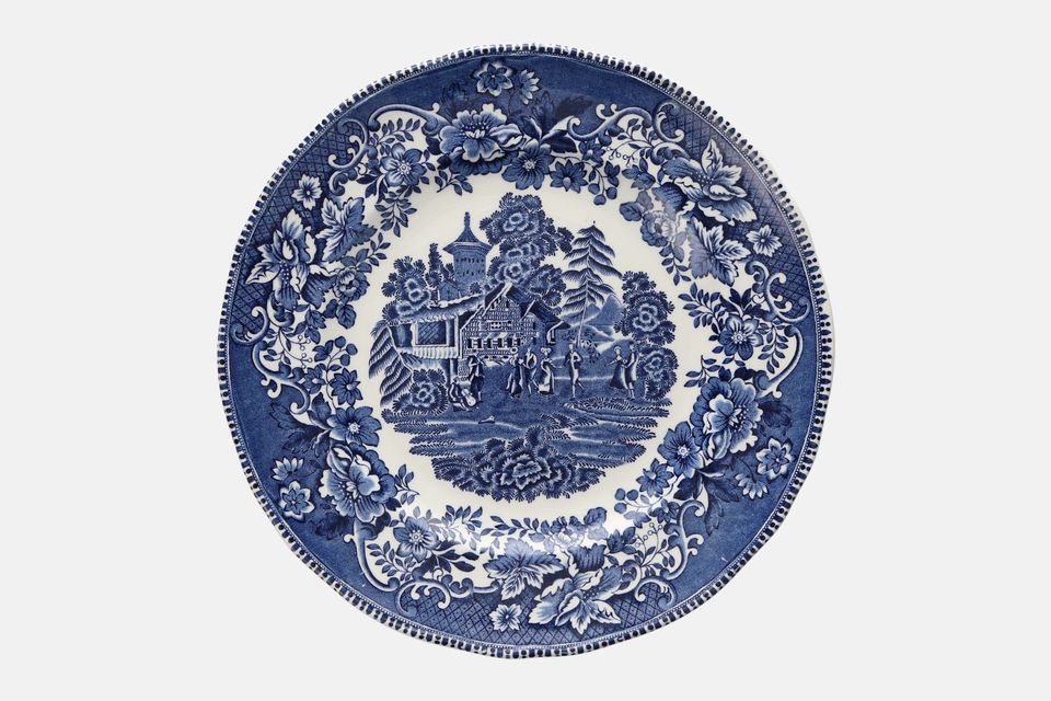 Wedgwood Avon Cottage - Blue Dinner Plate 9 3/4"
