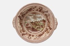 Johnson Brothers Historic America-Brown with Coloured Scenes Vegetable Tureen Base Only Round. Kansas City, Missouri. thumb 2