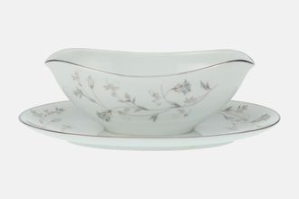 Noritake Valerie Sauce Boat and Stand Fixed