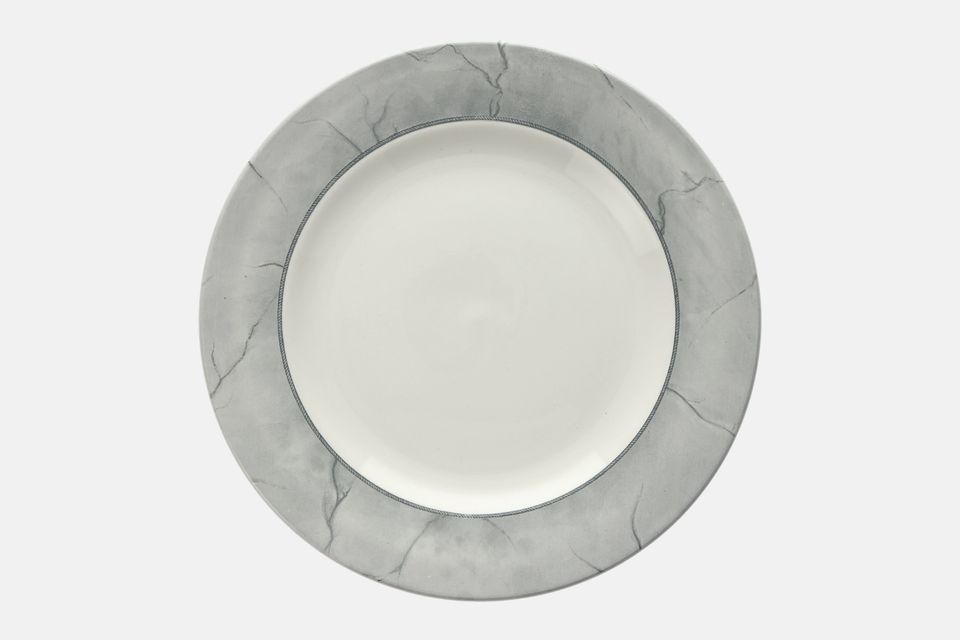 Churchill Parthenon - Grey Marble Dinner Plate 9 1/2"