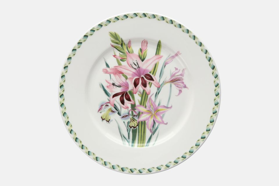 Portmeirion Ladies Flower Garden Dinner Plate Gladiolus ramosus - No name 10 3/4"