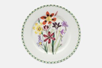 Portmeirion Ladies Flower Garden Dinner Plate Sparaxis Grandiffora - No name 10 3/4"