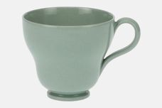 Wedgwood Celadon Green Coffee Cup Green Inner and Outer 2 1/2" x 2 1/4" thumb 1