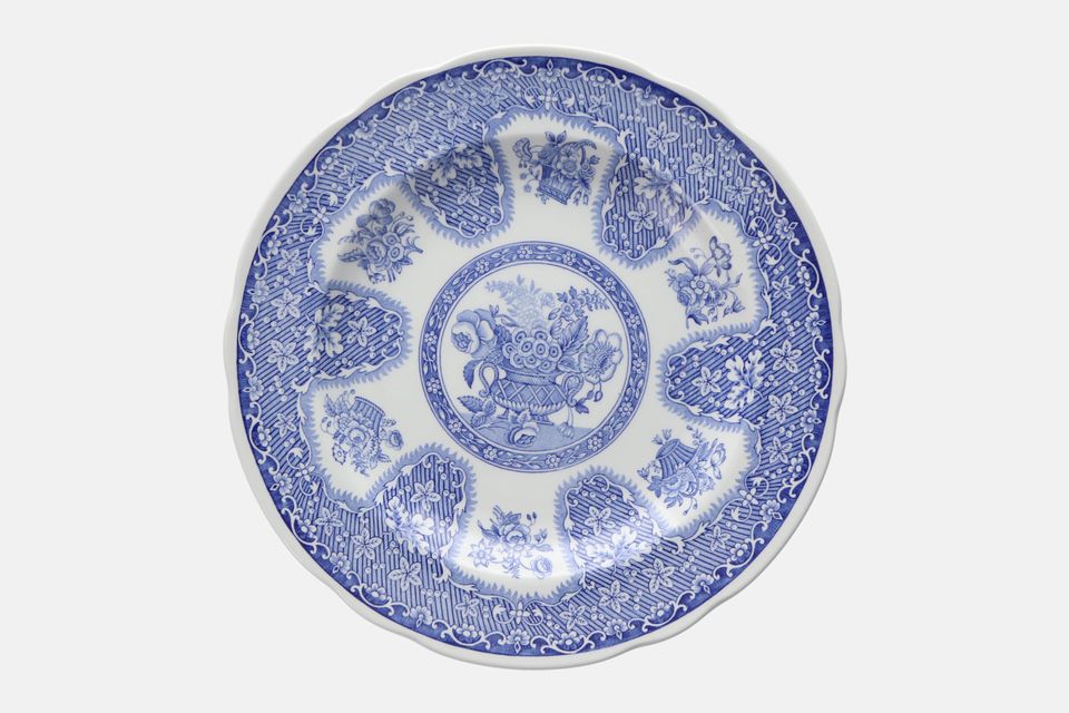 Spode Blue Room Collection Breakfast / Lunch Plate Filigree 9"