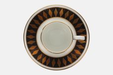 Coalport Vintage China Coffee Cup & Saucer V0038 - Black thumb 4