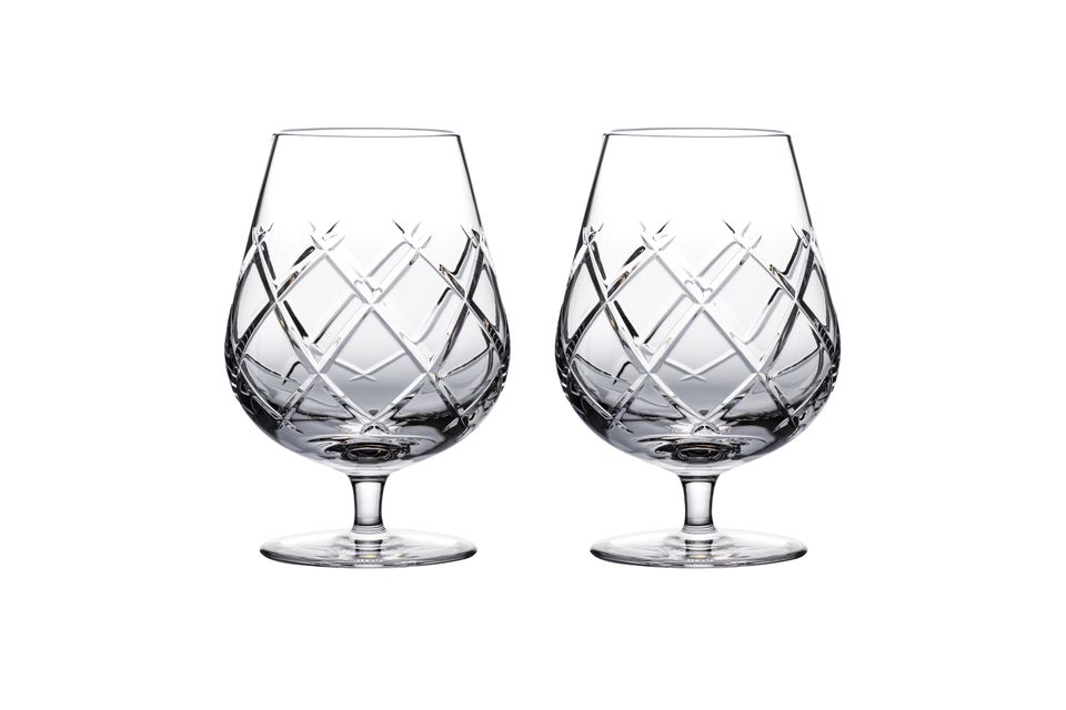 Waterford Connoisseur Collection Pair of Brandy Glasses Olann
