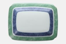 Villeroy & Boch Switch 3 Butter Dish Lid Only Green & Blue Stripes & Leaves Pattern thumb 2