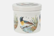 Portmeirion Birds of Britain - Backstamp 1 - Old Storage Jar + Lid Ceramic Lid 4 1/2" x 4" thumb 1
