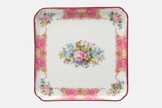 Sell Royal Albert Lady Carlyle Tray (Giftware) Square, red trim 6 7/8"