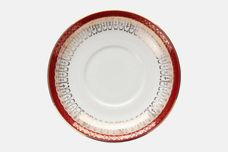 Royal Grafton Majestic - Red Tea Saucer Wide well 5" thumb 1