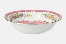 Crown Staffordshire Tunis - Pink Soup / Cereal Bowl 6" thumb 1