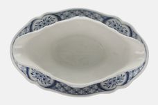 Furnivals Old Chelsea - Blue Sauce Boat and Stand Fixed thumb 4