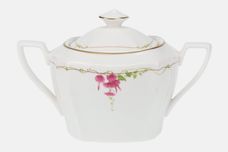 Spode Rosetti - Y8491 Sugar Bowl - Lidded (Tea) 2 handles 3 1/4" thumb 1