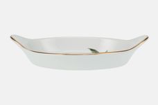 Royal Worcester Evesham - Gold Edge Entrée Oval,Eared.Shape 42 Size 8, Oranges and Peach 9" thumb 1