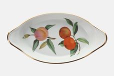 Royal Worcester Evesham - Gold Edge Entrée Oval,Eared.Shape 42 Size 8, Oranges and Peach 9" thumb 2