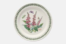 Portmeirion Botanic Garden - Older Backstamps Dinner Plate Digitalis Purpurea - Foxglove 10 3/8" thumb 1