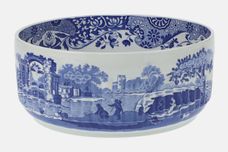 Spode Blue Italian Soufflé Dish or Serving Dish. Imperial Cookware 7 1/4" thumb 1