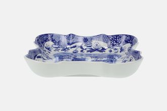Spode Blue Italian Dish (Giftware) Square, Shallow. Sides go inwards. 7 1/2" x 7 1/2"