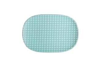 Denby Impression Mint Oblong Platter Accent Medium 26cm