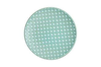 Denby Impression Mint Tea Plate Diamond 17cm