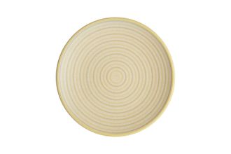 Denby Impression Mustard Tea Plate Spiral 17cm