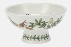 Portmeirion Botanic Garden - Older Backstamps Small Footed Bowl Convolvulus - Trailing Bindweed 5 1/4" x 2 3/4" thumb 1