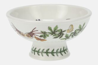 Sell Portmeirion Botanic Garden - Older Backstamps Small Footed Bowl Convolvulus - Trailing Bindweed 5 1/4" x 2 3/4"