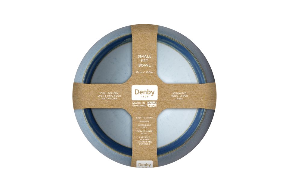 Denby Pet Bowls Small Pet Bowl Studio Grey 17cm