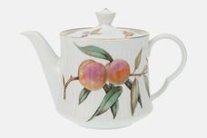 Royal Worcester Evesham - Ribbed - Gold edge Teapot 2pt thumb 1