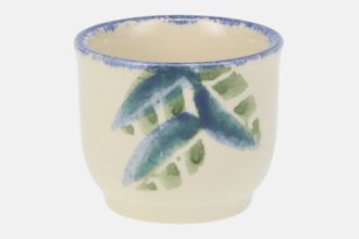 Sell Poole Dorset Fruit Egg Cup Leaf pattern only. Not Footed. 2" x 1 1/2"