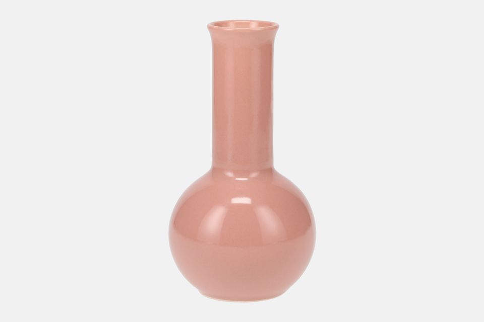 Poole Calypso Bud Vase Sunburnt Pink 15cm