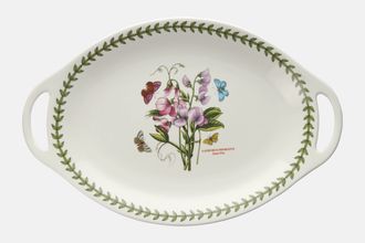 Sell Portmeirion Botanic Garden Serving Tray Oval, Large Handled Tray 18 1/4" x 12"