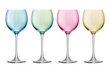 LSA Polka Set of 4 Wine Goblets Pastel 400ml thumb 1