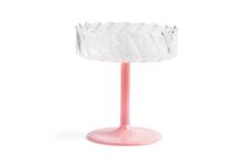 Klevering Glassware Pair of Champagne Saucers Twirl | Pink 200ml thumb 2