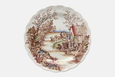 Ridgway Coaching Days Salad/Dessert Plate 'Down to the Smithy' 8 1/4" thumb 1