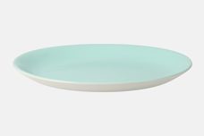 Poole Twintone Seagull and Ice Green Oval Platter High Glaze 12" thumb 2