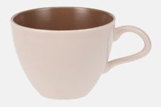 Poole Mushroom and Sepia - C54 Coffee Cup Shaped handle 2 3/4" x 2" thumb 1
