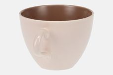 Poole Mushroom and Sepia - C54 Coffee Cup Shaped handle 2 3/4" x 2" thumb 2