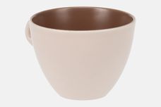 Poole Mushroom and Sepia - C54 Coffee Cup Shaped handle 2 3/4" x 2" thumb 3