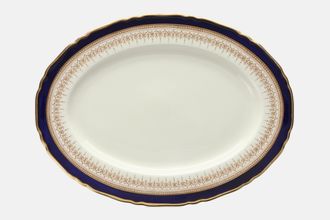 Sell Royal Worcester Regency - Blue - Cream China Oval Platter 13 1/2"