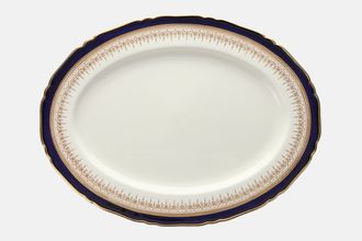 Sell Royal Worcester Regency - Blue - Cream China Oval Platter 15 3/4"