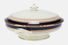 Royal Worcester Regency - Blue - Cream China Vegetable Tureen with Lid thumb 2