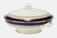 Royal Worcester Regency - Blue - Cream China Vegetable Tureen with Lid thumb 3