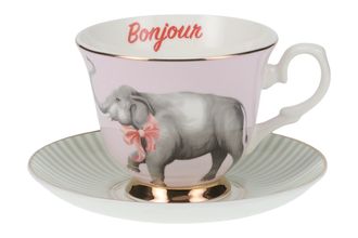 Yvonne Ellen Animal Teacup & Saucer Elephant